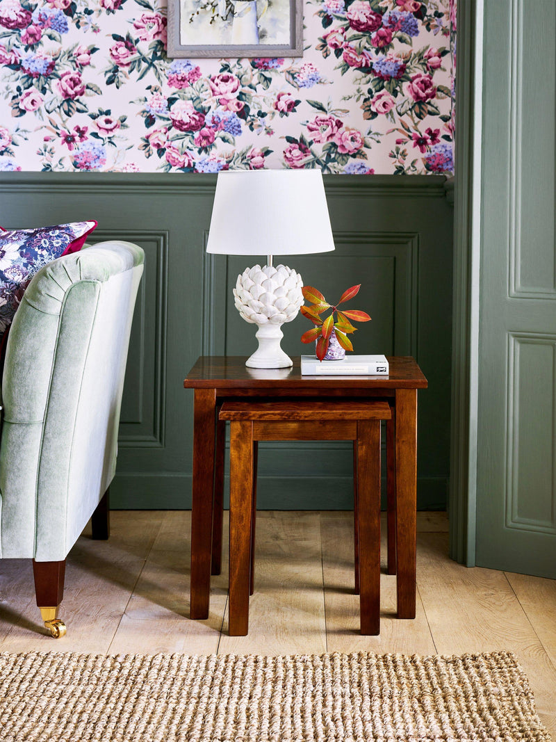 Laura Ashley nest of tables dark brown - British product