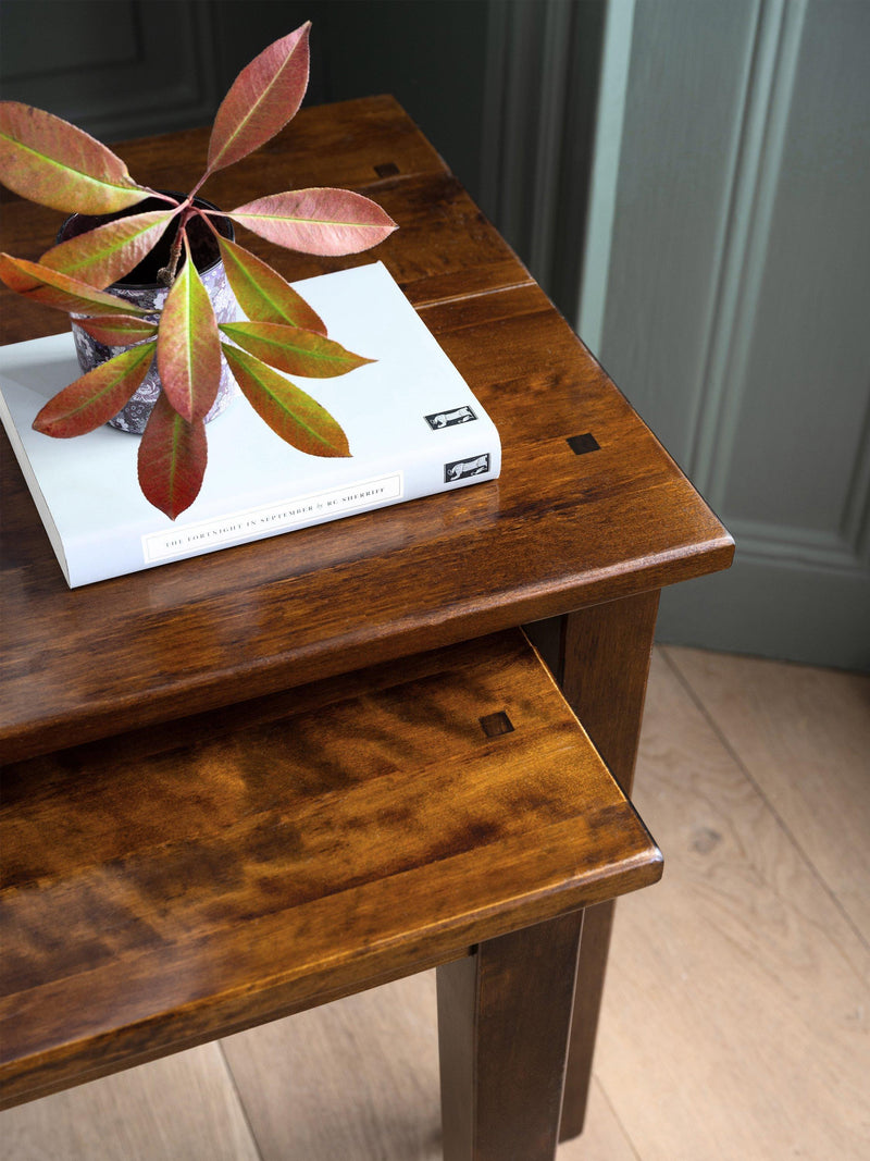 Laura Ashley nest of tables dark brown - British product