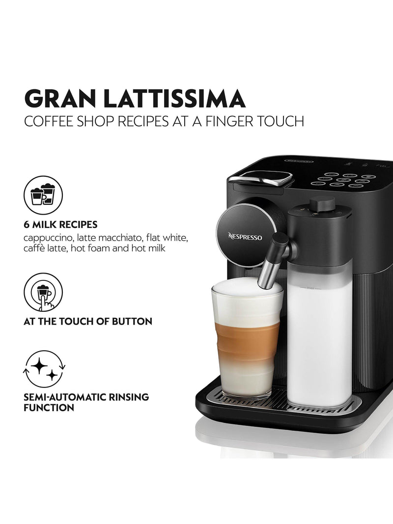 Nespresso Gran Lattissima EN640 pod coffee machine - British product