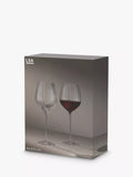 LSA International Aurelia Optic red wine glasses 660ml set of 2, UK version