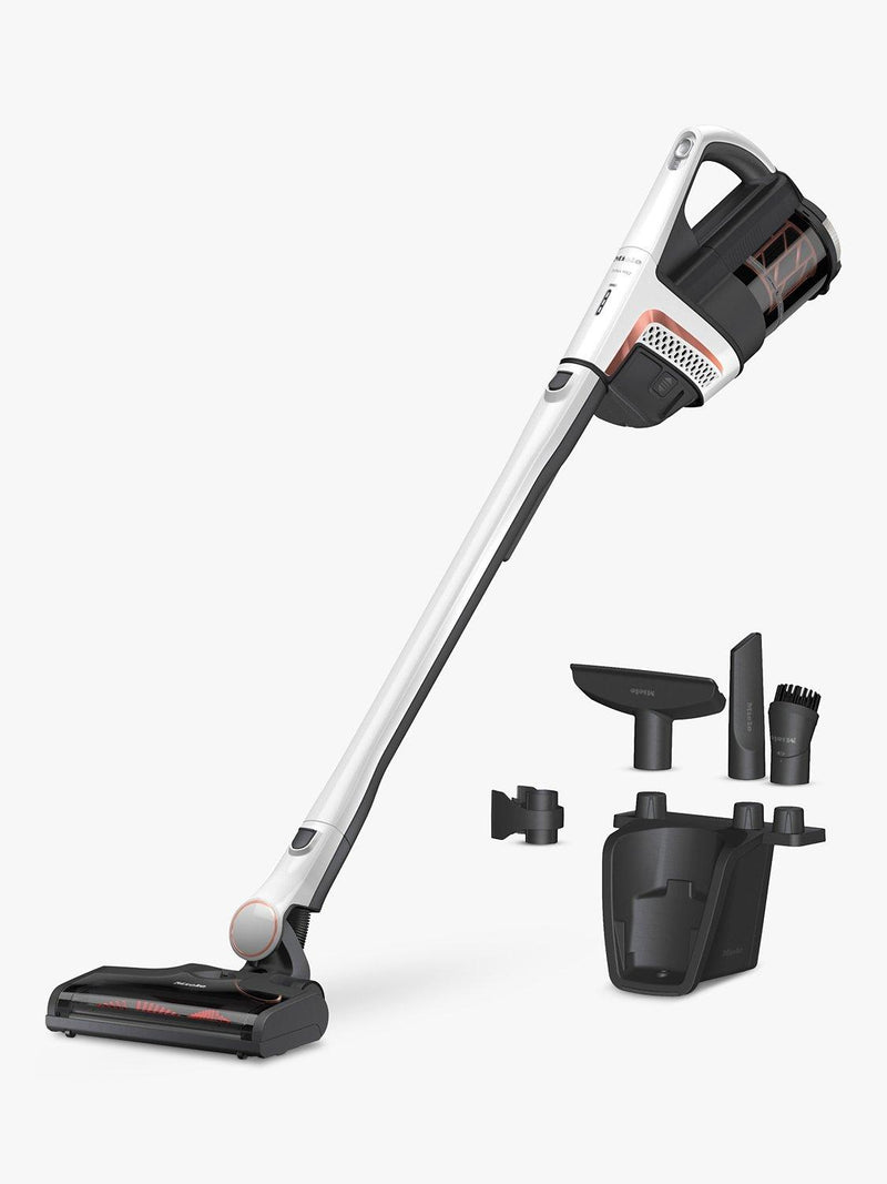 Miele Triflex HX2 cordless vacuum cleaner in Lotus White, imported from the UK