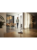 Miele Triflex HX2 cordless vacuum cleaner in Lotus White, imported from the UK