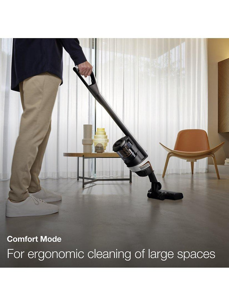 Miele Triflex HX2 cordless vacuum cleaner in Lotus White, imported from the UK