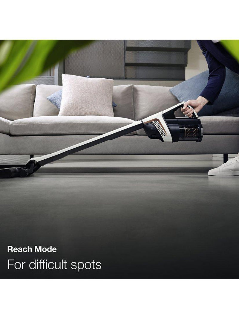 Miele Triflex HX2 cordless vacuum cleaner in Lotus White, imported from the UK