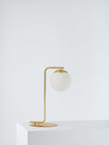 Nordlux Grant table lamp white brass - British product