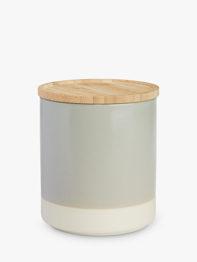 John Lewis matt dipped stoneware storage jar 550ml, UK version