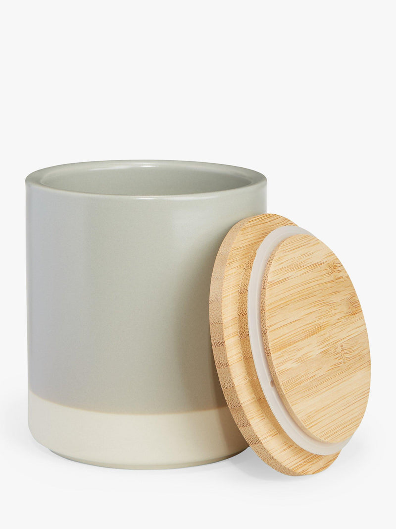 John Lewis matt dipped stoneware storage jar 550ml, UK version