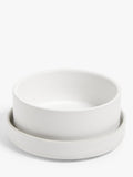 John Lewis stoneware camembert cheese baker in white, 12.5cm, UK version