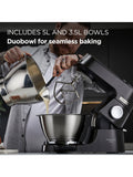 Kenwood Chef Baker stand mixer black, imported from the UK
