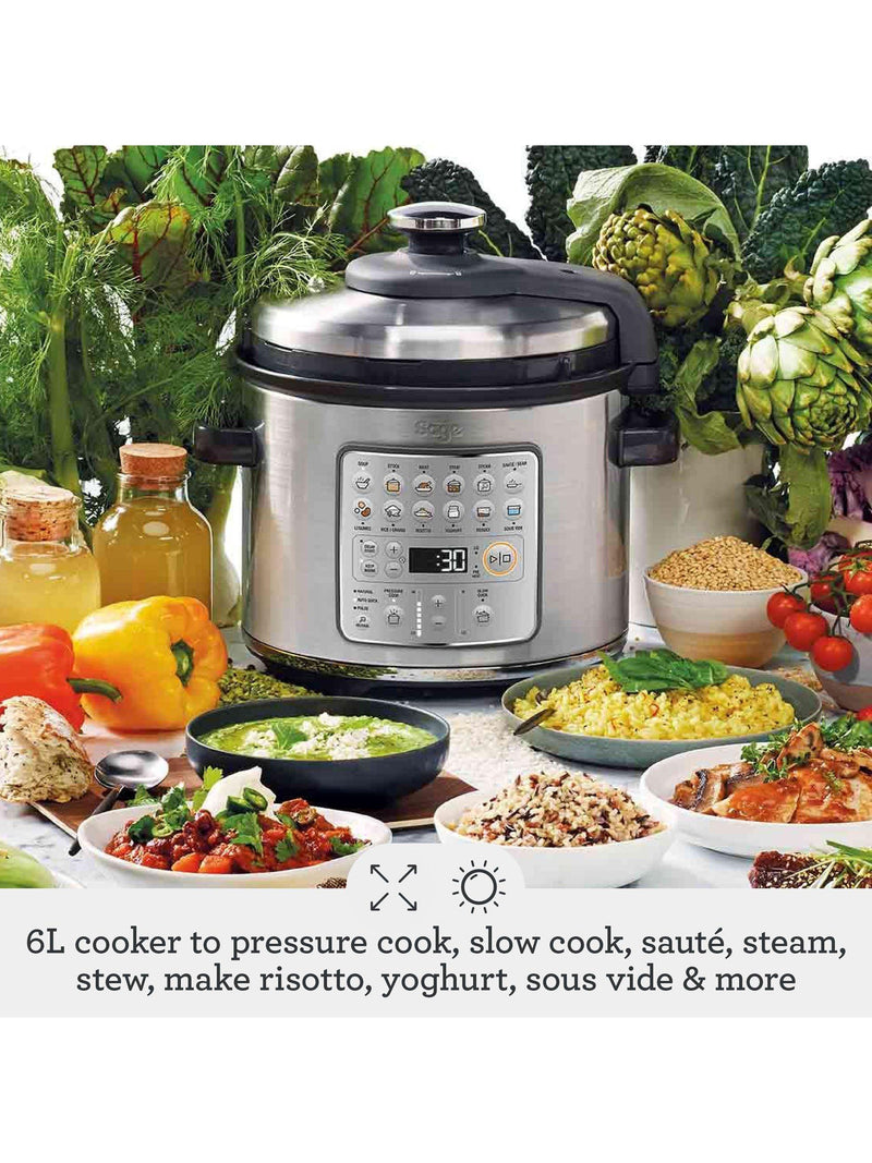 Sage Fast Slow GO multi cooker 6L (British brand)