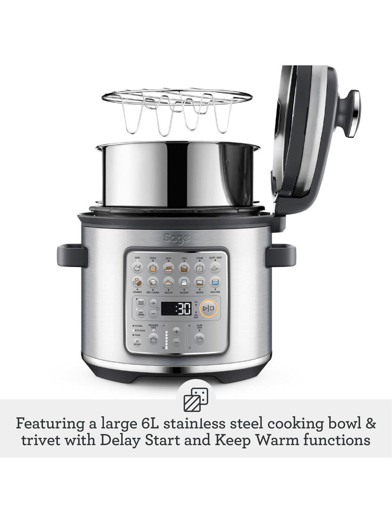 Sage Fast Slow GO multi cooker 6L (British brand)