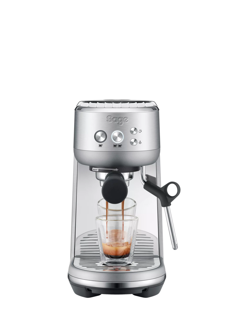 Sage stainless steel espresso machine with steam wand (British brand)