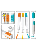 LEGO coloured highlighters set of 3, imported from the UK