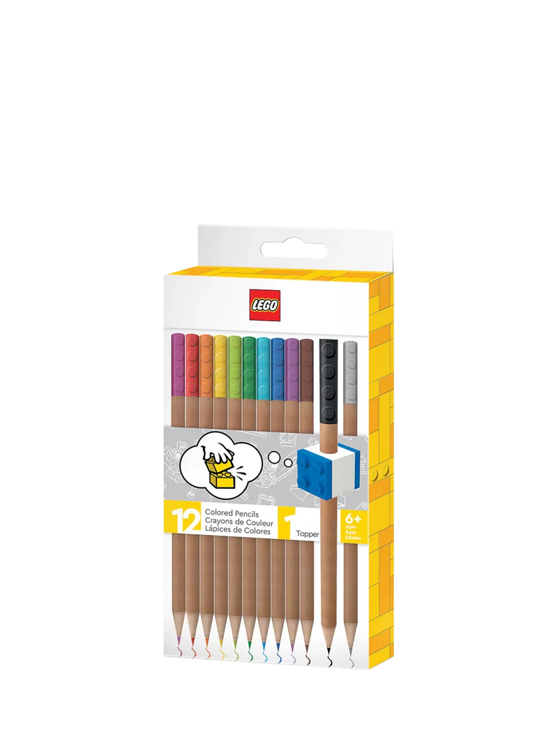LEGO colouring pencils set of 12, imported from the UK