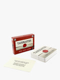 Ginger Fox travel-sized card game based on TV show tasks, UK version