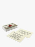 Ginger Fox travel-sized card game based on TV show tasks, UK version