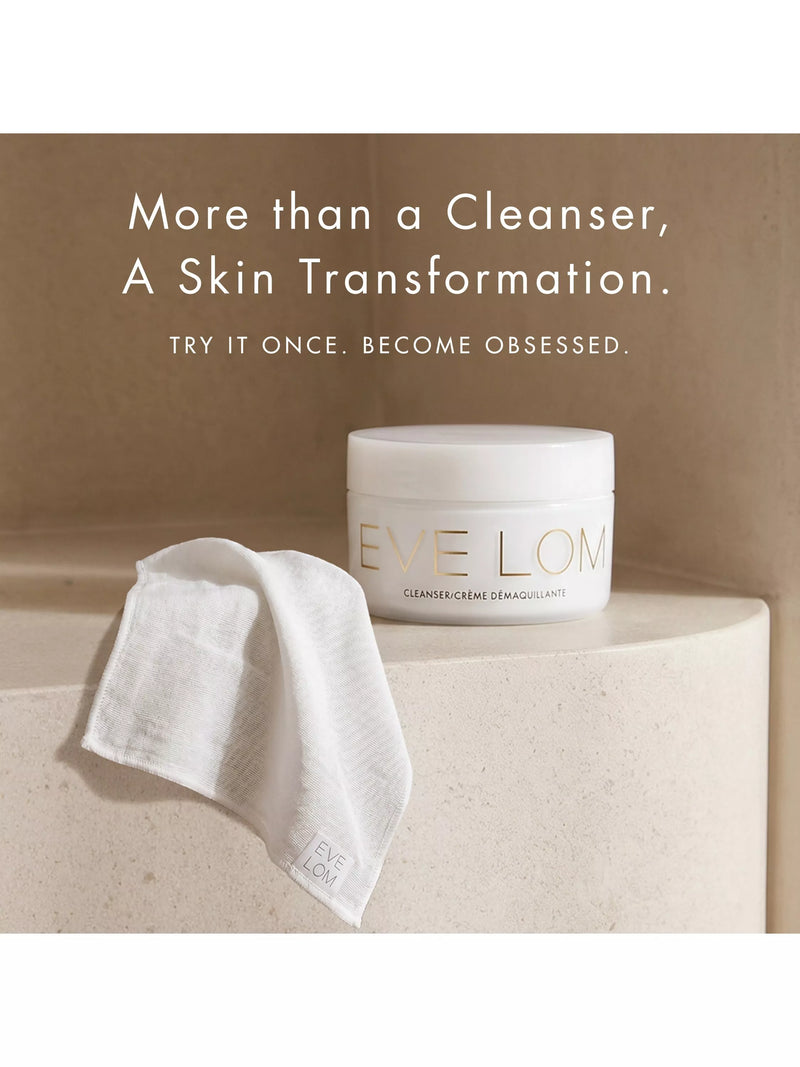 EVE LOM travel cleanser with cloth 20ml, UK version