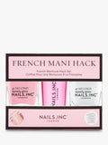 Nails Inc French Mani Hack nail polish set with silicone tool 2 x 14ml, imported from the UK