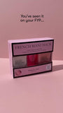 Nails Inc French Mani Hack nail polish set with silicone tool 2 x 14ml, imported from the UK