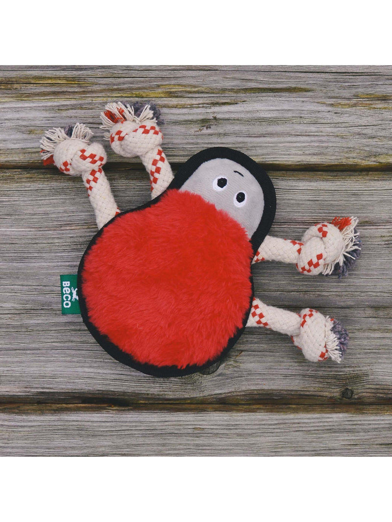 Beco Pets red spider dog toy - British product
