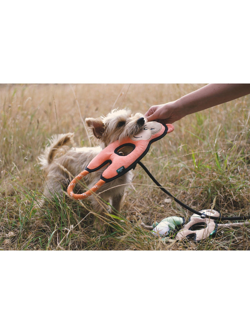 Beco Pets Orangutan dog toy orange, imported from the UK