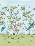 Harlequin Florence wallpaper with ancient Chinese-inspired design, UK version