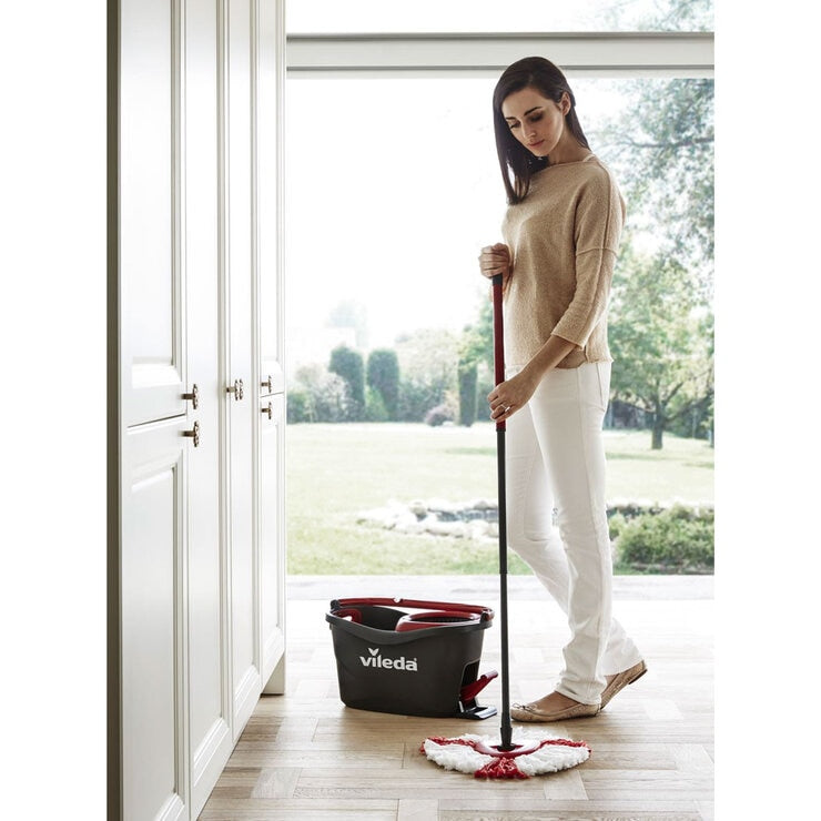 Vileda Turbo 2 in 1 microfibre mop and bucket set (British brand)