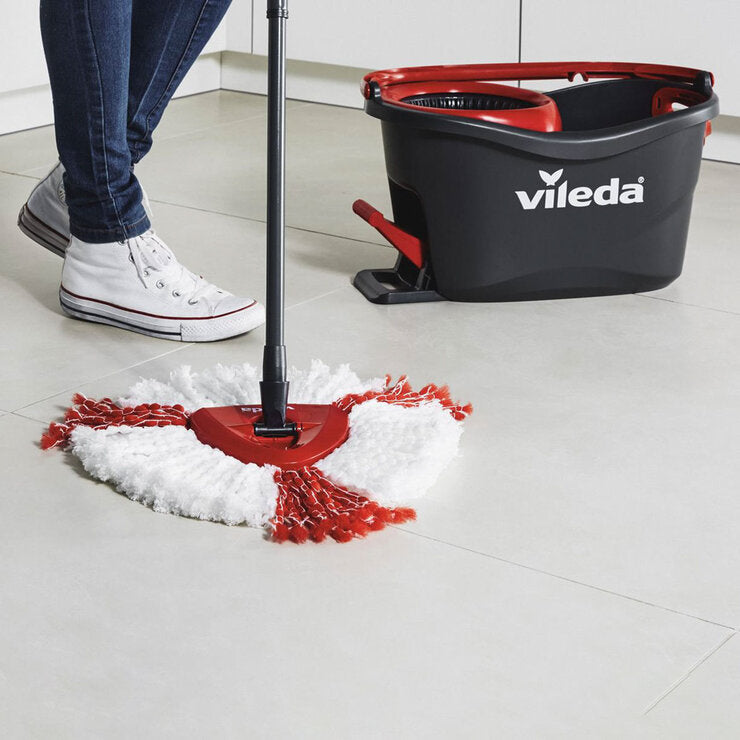 Vileda Turbo 2 in 1 microfibre mop and bucket set (British brand)