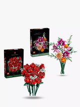 John Lewis LEGO The Grand Millennial Bouquet of Roses & Pretty Pink Flower Bouquet Building Set Bundle- Buy online at McGrocer
