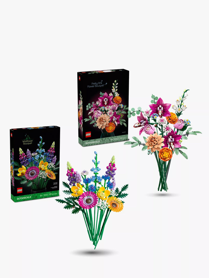 LEGO Botanicals wildflower and pink bouquet (British brand)