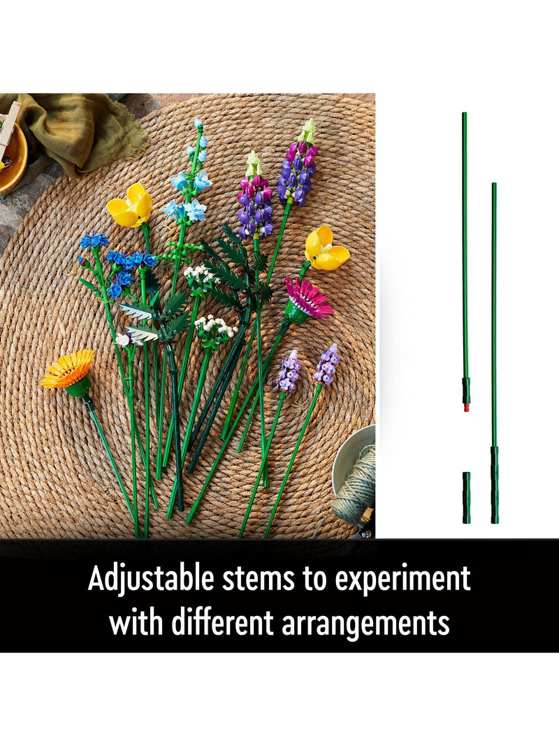LEGO Botanicals wildflower and pink bouquet (British brand)
