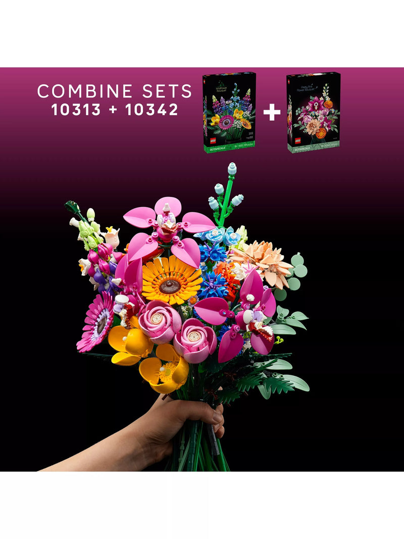 LEGO Botanicals wildflower and pink bouquet (British brand)