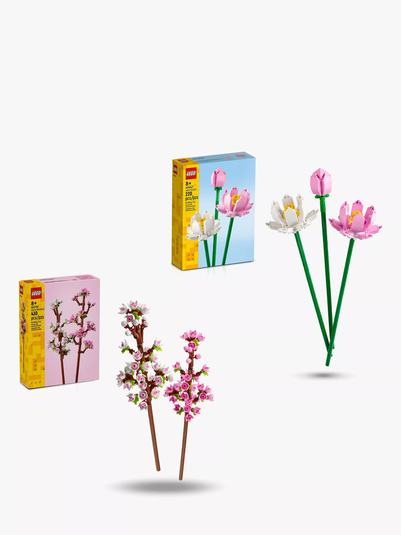 LEGO Botanicals zen bundle Cherry Blossoms Lotus Flowers - British product
