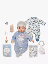 John Lewis Baby Annabell Active Alexander 43cm Doll with Blue Romper & Accessories Bundle- Buy online at McGrocer