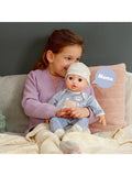 Baby Annabell Active Alexander 43cm doll with blue romper (British brand)