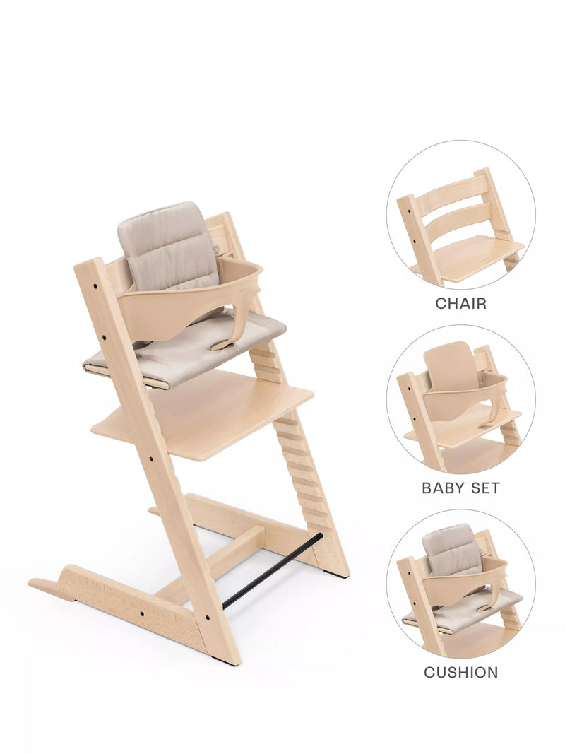 Stokke Tripp Trapp highchair Baby Set² cushion natural - British product