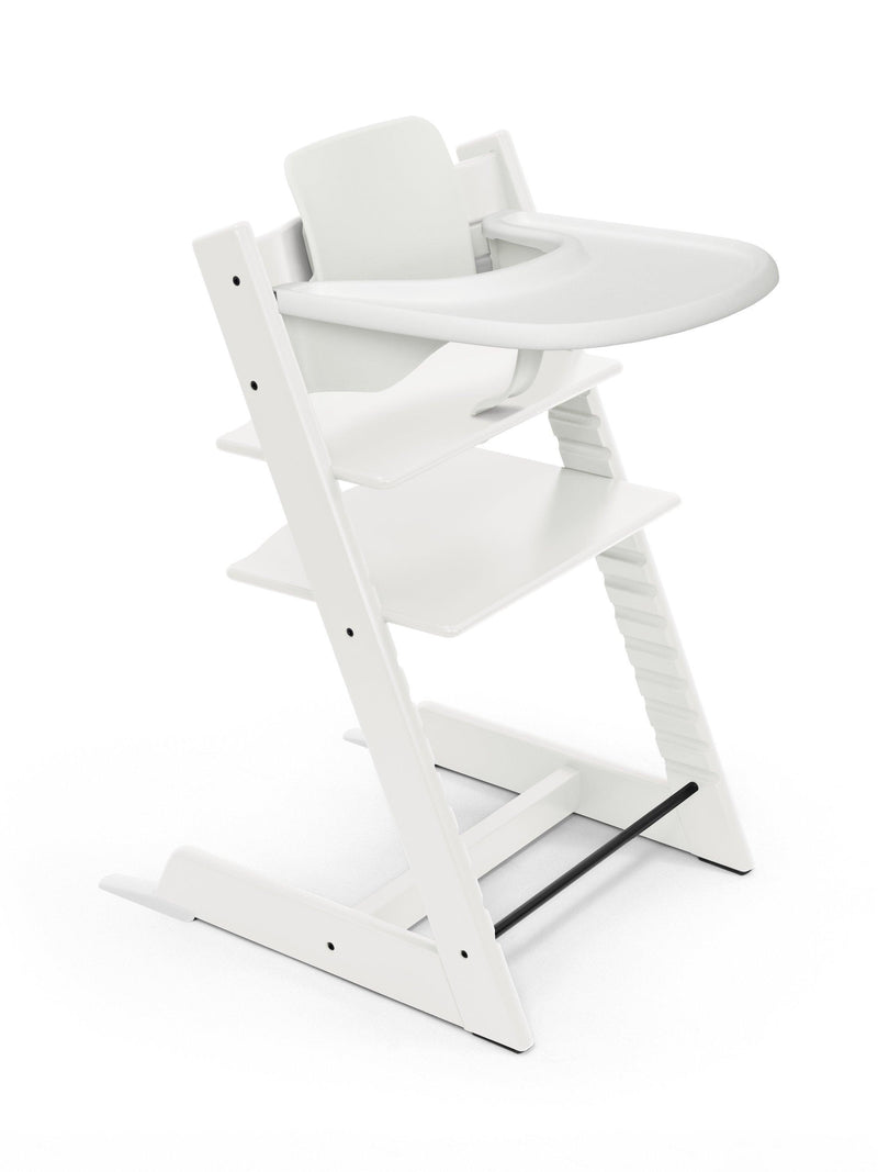 Stokke Tripp Trapp natural highchair with Baby Set² and tray - British brand