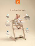 Stokke Tripp Trapp highchair baby set tray Storm Grey (British brand)