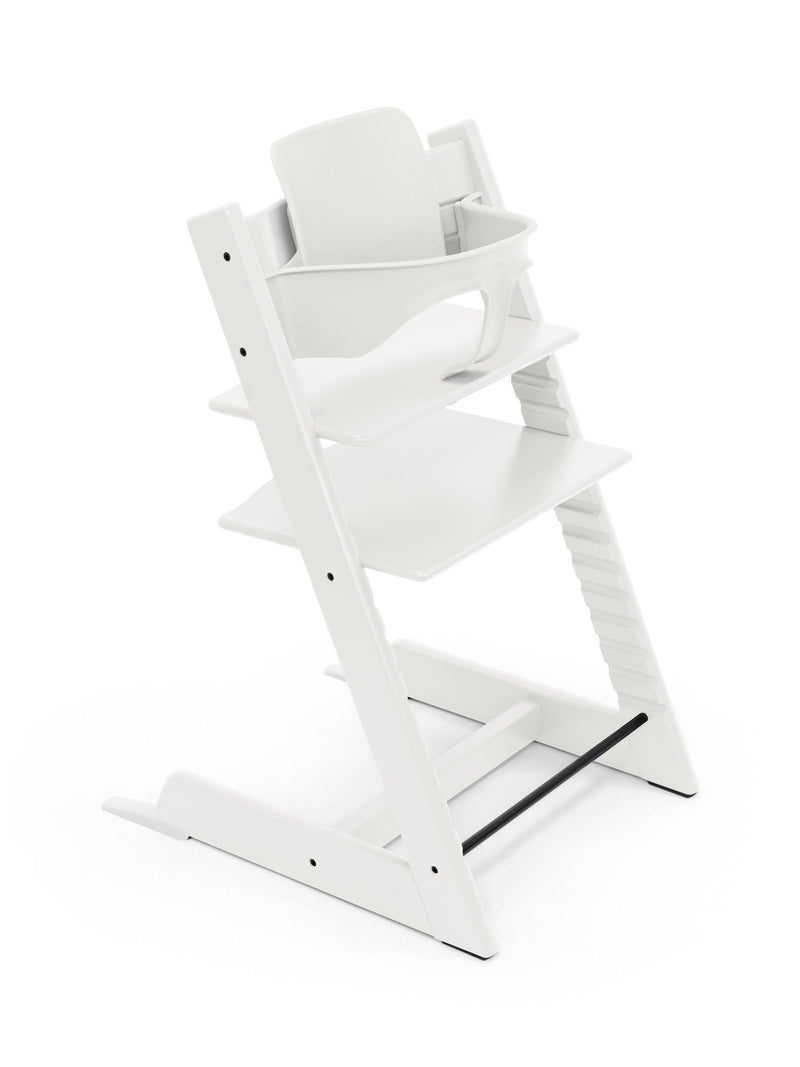 Stokke Tripp Trapp highchair bundle white with Newborn Set - British product