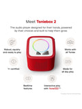 tonies Toniebox 2 Starter Set in Red, imported from the UK