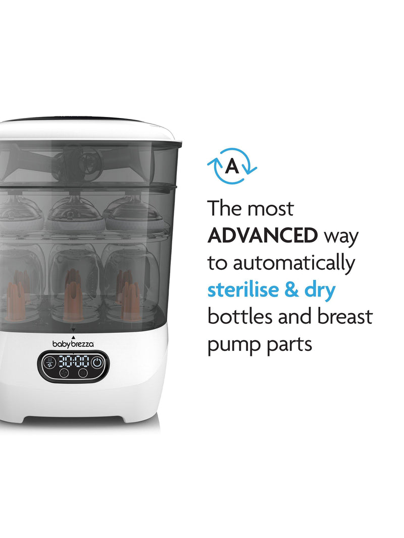 Baby Brezza Advanced formula maker and steriliser dryer, imported from the UK