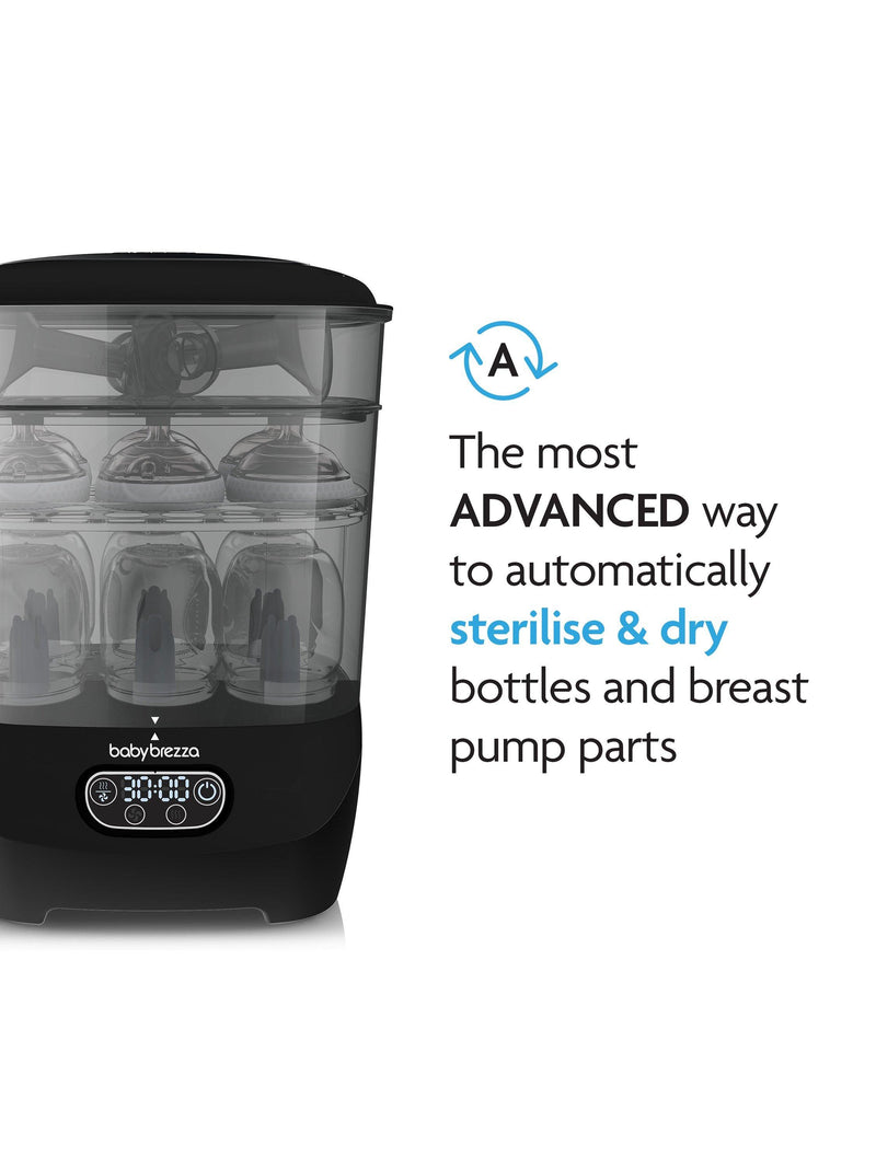 Baby Brezza formula maker and steriliser bundle black, UK version