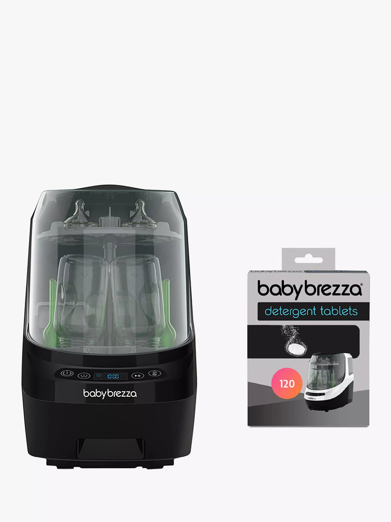 Baby Brezza Bottle Washer Pro with 120 detergent tablets, UK version