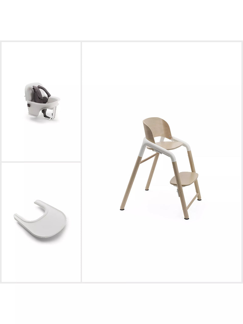 Bugaboo Giraffe 3-in-1 highchair bundle natural white - British product