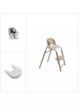 John Lewis Bugaboo Giraffe Natural/White 3-in-1 Highchair Bundle- Buy online at McGrocer