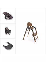 John Lewis Bugaboo Giraffe Ultimate 4-in-1 Highchair Bundle, Wood Grey- Buy online at McGrocer
