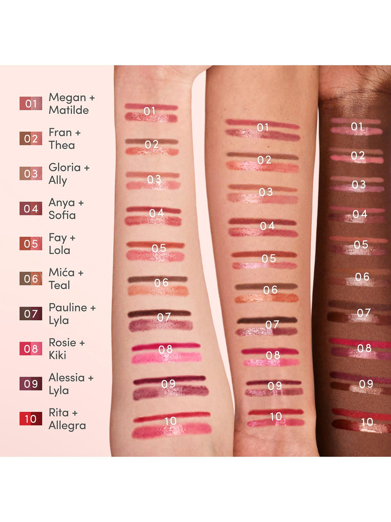 Trinny London lip liner lip oil bundle Anya Sofia - British product