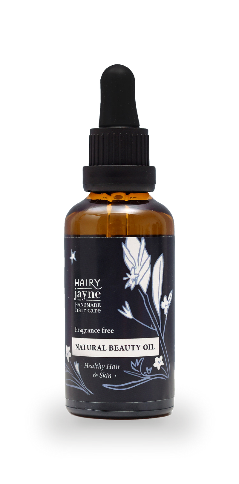 Natural beauty oil for hair and skin, British product