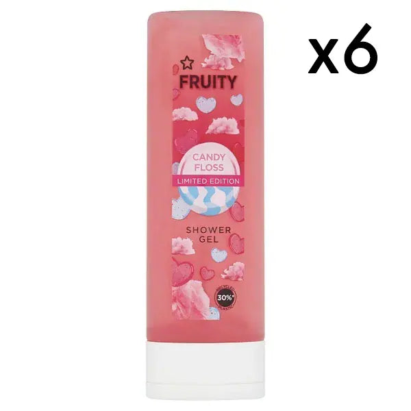 Superdrug Fruity Candyfloss Shower Gel Bundle 250ml - British product