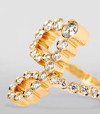 Sophie Bille Brahe Ensemble 'G' ring 18kt yellow gold with diamonds, imported from the UK